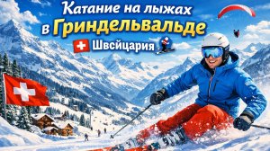 Катание на лыжах в Гриндельвальде 🇨🇭⛷️ Швейцария