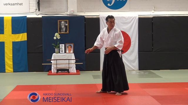2.Aikido Katadorimenuchi Nikyo, Shishiya Sensei Sundsvall 2015