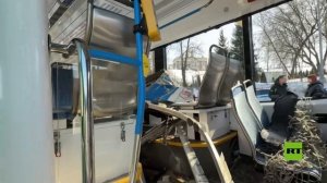 إصابات جراء اصطدام ترامين في موسكو