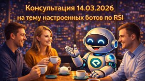 Консультация на тему ботов по индикатору RSI от 14.03.2026