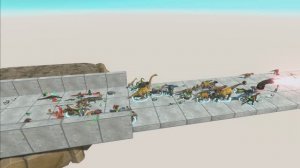 ARBS: ЖИВОТНЫЕ УБЕГАЮТ ОТ КРЫЛАТЫХ ДИНОЗАВРОВ, ПРОБЕГАЯ ПРЕПЯТСТВИЯ! 🦖🦅🏃♂️💀