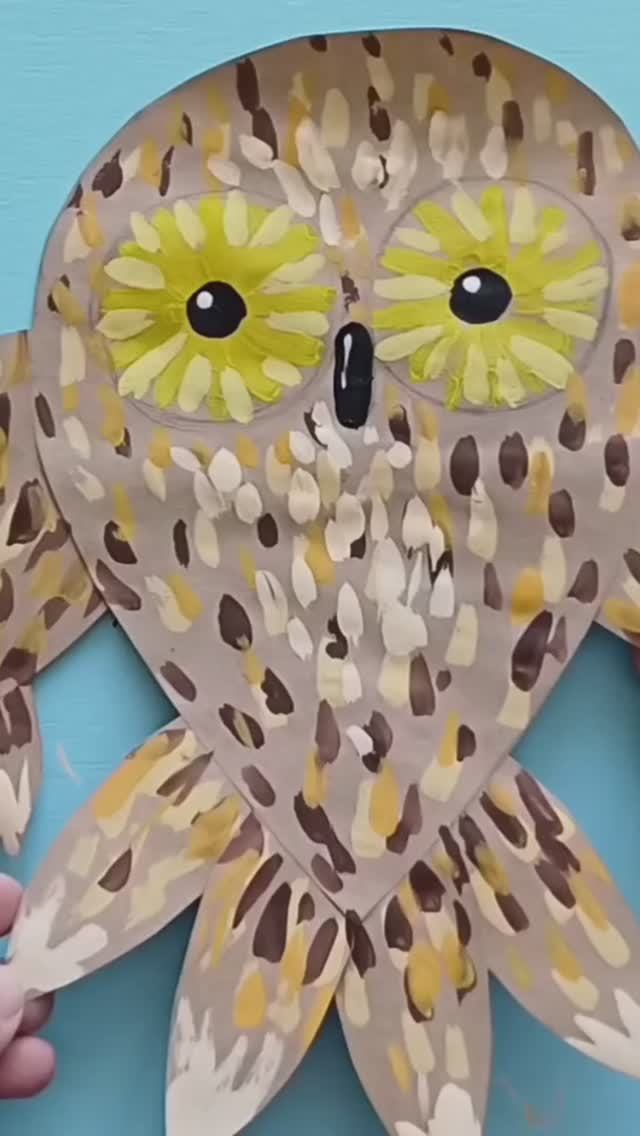 Сова из бумаги