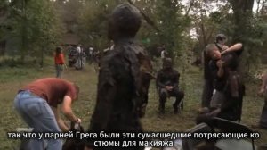 Ходячие мертвецы, 4 сезон. Эпизод: Ореховая Роща (Грузия) Как снимали сцену, Сцены за кадром