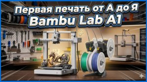 Bambu Lab A1 Combo первая печать - ГАЙД