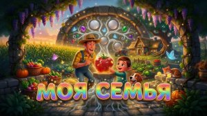 МОЯ СЕМЬЯ. УЧИМ ЧЛЕНОВ СЕМЬИ 👨👩👧👦 Семейное дерево для малышей | Мультфильм
