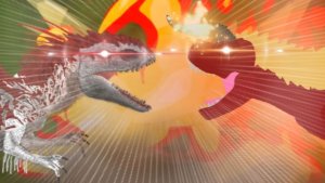 Гипер Карнотавр vs Индоминус Рекс лвл 40 | Анимация (заказ от SHARK)