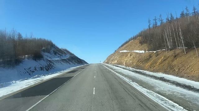 В метель и по белому асфальту добрался до Читы!!!
