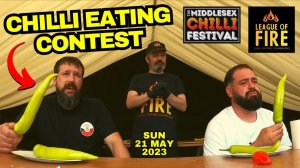 Конкурс поедания перца чили с UK Chilli Queen | Middlesex Chilli Festival