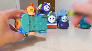 Моя коллекция игрушек с щенячим патрулем и другими паровозиками для детей. #дети #видеодлядетей