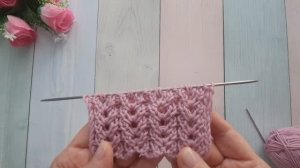 Очаровательный ажурный узор.