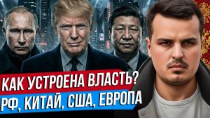 КАК УСТРОЕНА ВЛАСТЬ? США, РОССИЯ, КИТАЙ, ЕВРОПА. БАЗА ПРО ПОЛИТИЧЕСКИЕ РЕЖИМЫ.