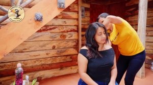 Esperanza's ASMR soft whispering massage, hair play, & energy cleansing for sleep & relaxation