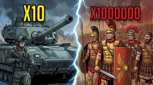 10 СОВРЕМЕННЫХ ТАНКОВ против 1 МИЛЛИОНА ВОИНОВ РИМСКОЙ ИМПЕРИИ (все легионы)
