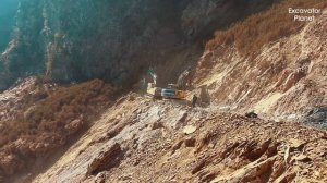 DEADLIEST Mountain Road Construction_ Extreme Excavator Skills