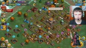 тёмный рыцарь прокачивал стима до 10 ур. поставил караульные башни до 5 ур. в стиме. 58 серия.