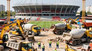 Строим стадион