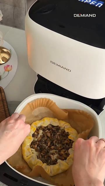 Лепешка Роти с картошкой и грибами 🍄🟫