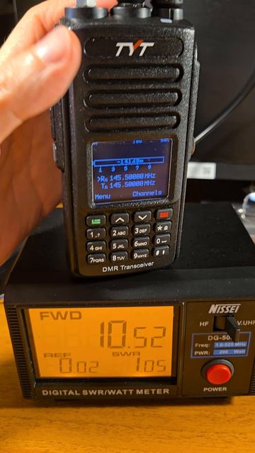 Мощность передатчика TYT MD-UV390