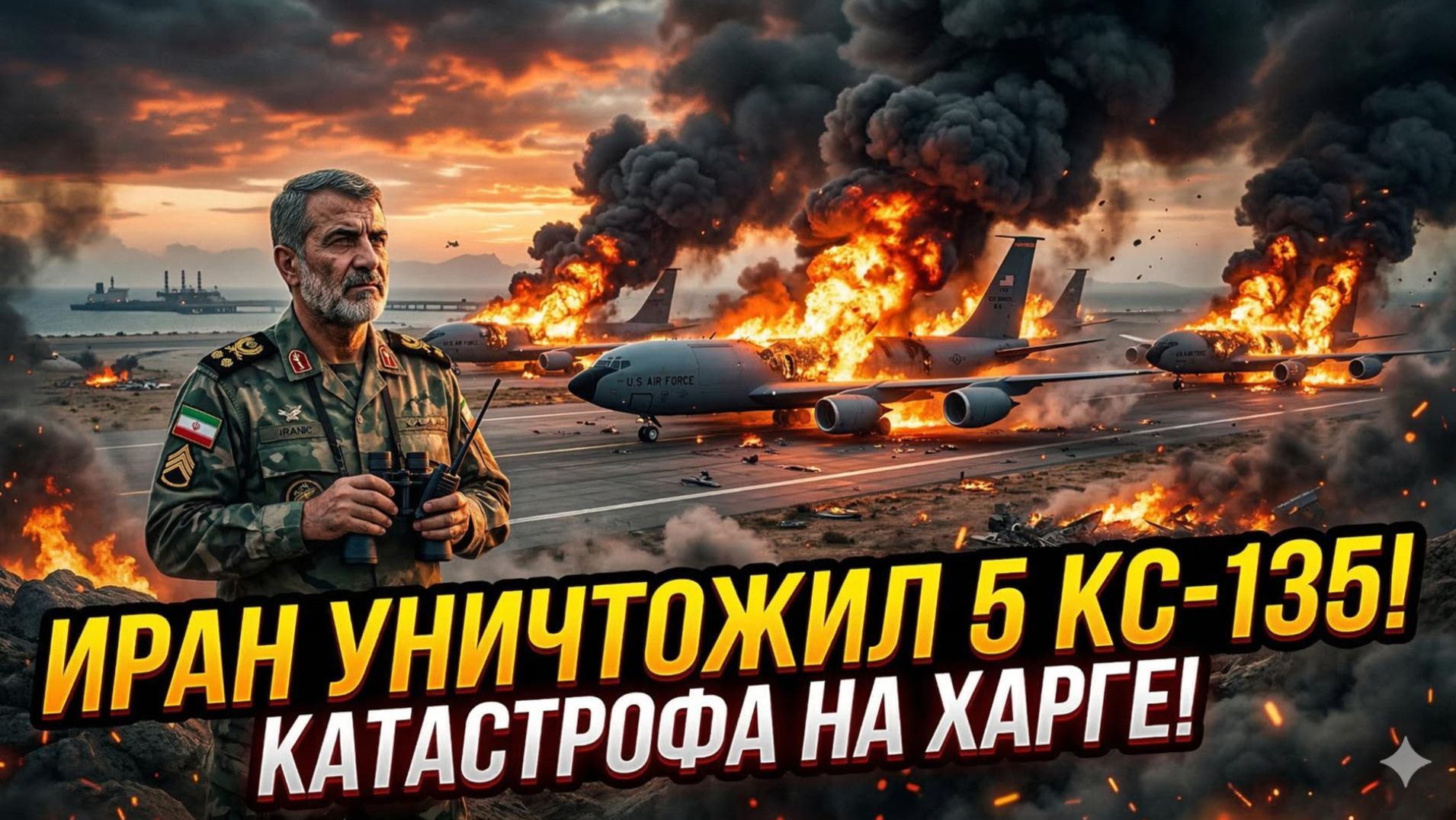 Дэнни Хайфонг | Иранские ракеты уничтожили пять KC-135 - удар по острову Харг обернулся провалом