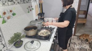 кухонные заботы//что взошло на огороде//