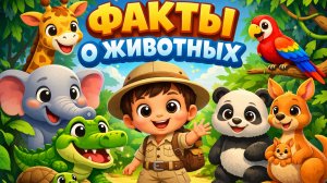 Малыш Исследует Джунгли 🦁 Удивительные Животные и Факты