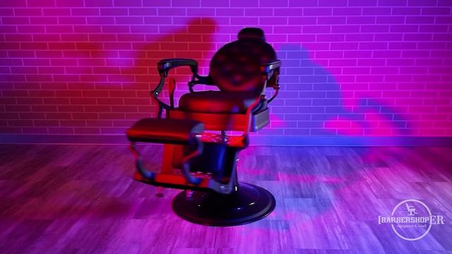 Барбер кресло Vintage 001 Black от barbershoper.ru