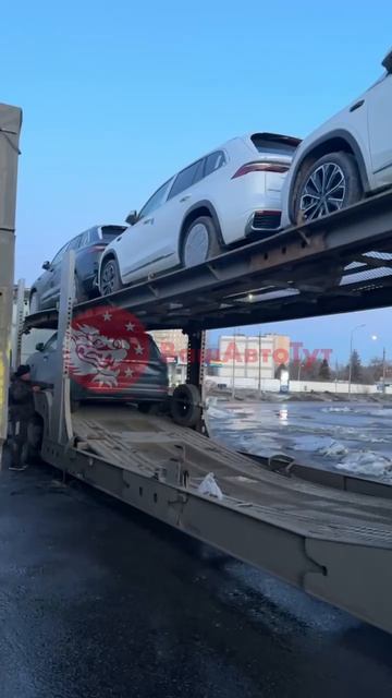 Партия Geely Monjaro и Geely Starship 7 прибыла в Москву👍