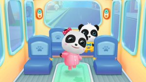 Панда. Панда Автобус. Панды.  Школьный автобус.