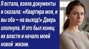 Истории со Ссылкой/Я встала, взяла документы и сказала: «Квартира моя, и вы оба — на выход!»...