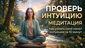Как узнать свой канал интуиции за 10 минут | Эта медитация поможет