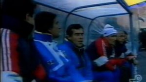 Отрывок новостей спорта «Смена-Сатурн» - «ЦСКА». 07.10.1992г.
