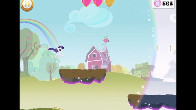 радужные гонки играю за рарити💗