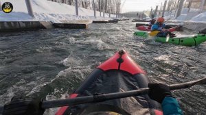 Самые безумные гонки на пакрафтах: снег, скорость, слалом | UFA SnoWW Contest