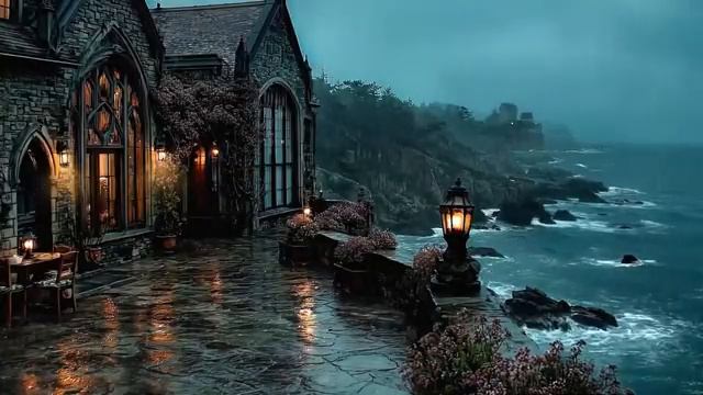 Штормовое море... Эмбиент и музыка...