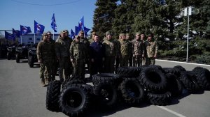 Для бойцов группировки войск "Центр" передана новая партия техники и оборудования.