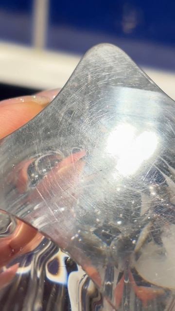 Винтажная хрустальная ваза SKRUF. Швеция. 1970-е