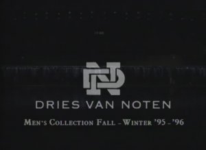 Показ мужской коллекции Dries Van Noten осень-зима 1995-1996