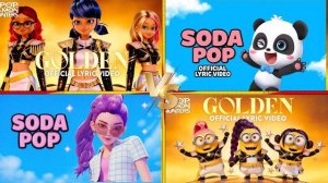 Битва титанов Soda Pop Божья Коровка, BabyBus, Миньоны и Хантрикс! РЕАКЦИЯ