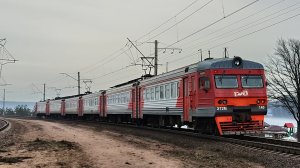 ЭТ2М 140, сообщением Санкт-Петербург Финляндский - Кузнечное на пл. Кавголово