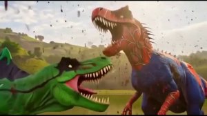 Анимация про Динозавров. Битва Динозавров. Мультики про Динозавров.