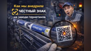 Как мы внедрили Честный Знак на заводе герметиков | Реальный кейс