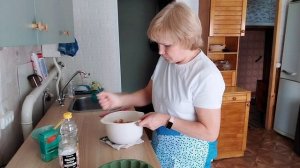 Из города в деревню.Простой ПИРОГ с какао.