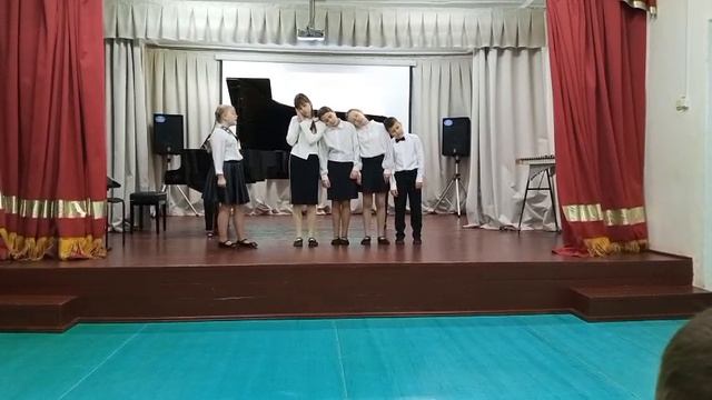 Учащиеся 3 кл ОТИ муз-литер. комп. "Лучше мамы нет", 2025г