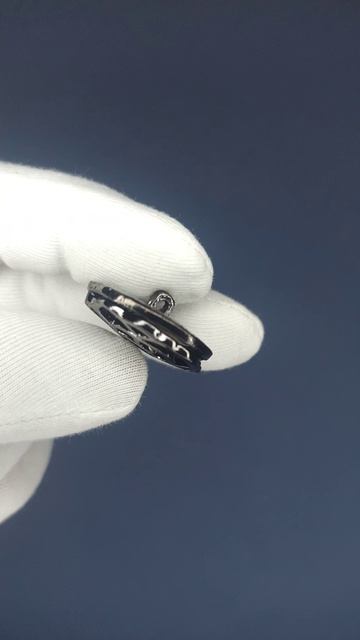 Пуговицы металлические со стразаим черный никель, Артикул 00091