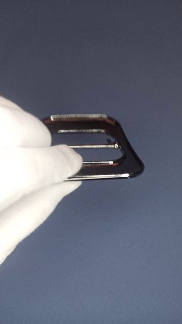 Пряжка полосатая большая, Артикул 00016