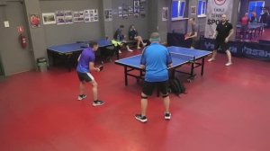 отбор Федотов/Боднаровский (1133) - Иванов/Гавришин (917) 15.03 Парный турнир настольный теннис