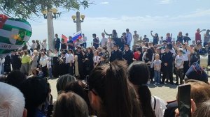Сухум, военный парад 9 мая 2025 года