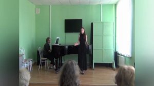 Дарья Волошина: визитка+ вокал.