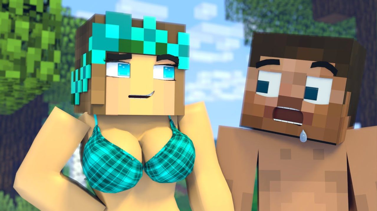 СТИВ И АЛЕКС ЗАБЛУДИЛИСЬ В ЛЕСУ — МУЛЬТИКИ МАЙНКРАФТ