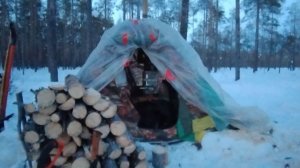 Путешествие на одноколёсном снегоходе. Первая серия.